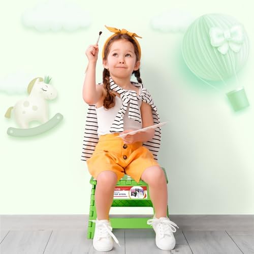 Folding Step Stool 9 Inch for Kids and Adults, 300 lbs - Image 5