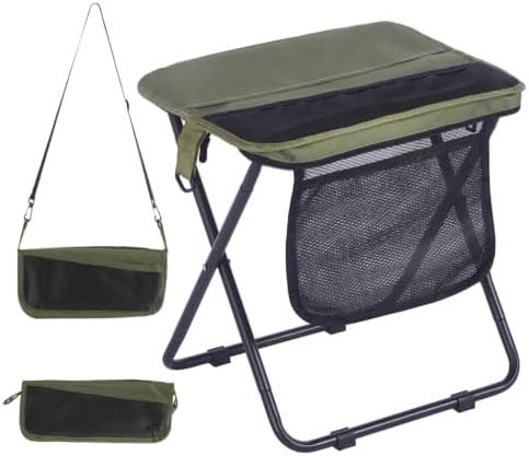 Portable Collapsible Stool，12.2 Inch Folding Stool by Unknown