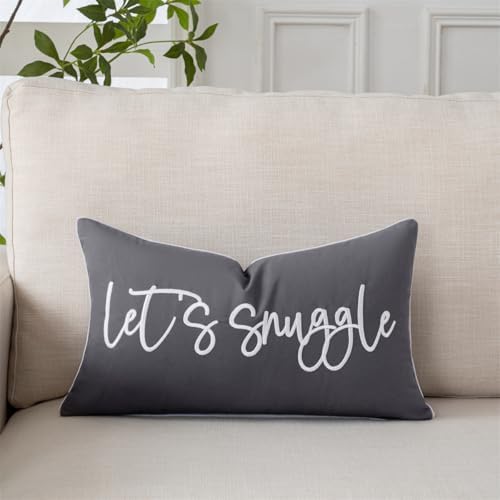 Sunkifover Let's Snuggle Decorative Lumbar Pillow Cover by Sunkifover