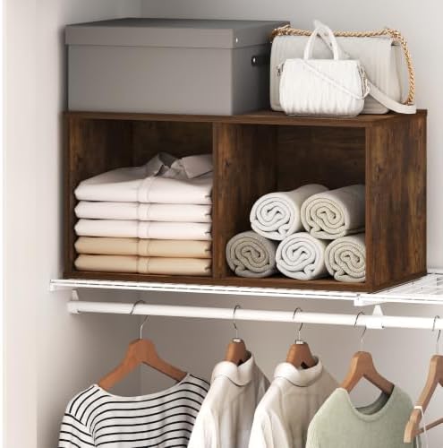 Furinno Reed 2-Cube Closet Organizer by Furinno-FitsYourSpaceFitsYourBudget