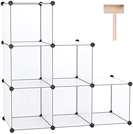 C&AHOME 6-Cube Storage Organizer Cube Shelf Closet Storage Bookcase by CAHOME