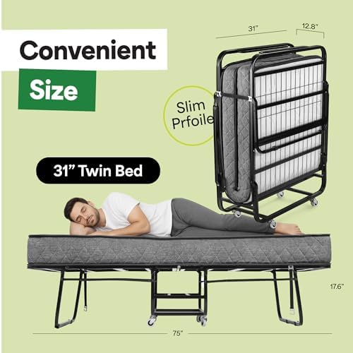 EconoHome Folding Bed with Mattress - Image 2