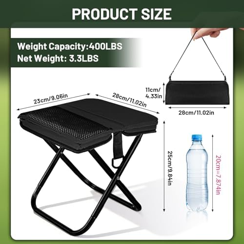 Ultra-Thin Portable Folding Stool - Image 2