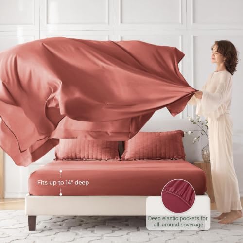 Oversized Queen Comforter Set 7 Pieces, Seersucker Bed in a Bag - Image 3