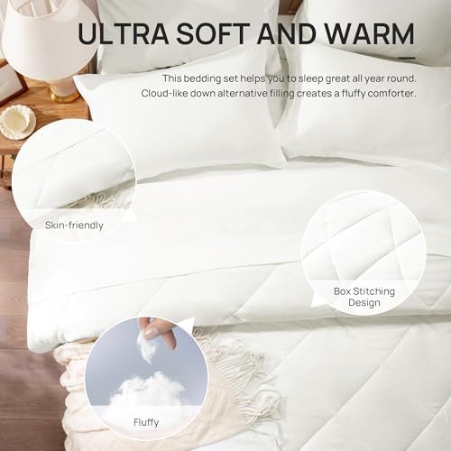 Love's cabin Full Comforter Set, 7 Pieces Bed in a Bag - Image 4