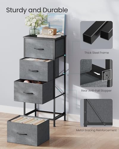 SONGMICS Dresser for Bedroom, Tall Dresser - Image 6