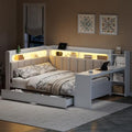 Full Size Corner Bed Frame, Full Size Daybed by OYUMOENTS