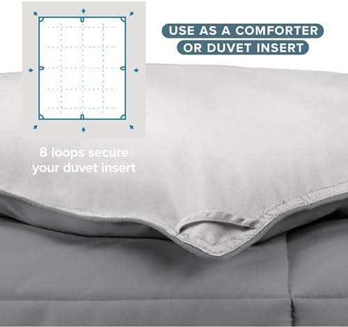 Bare Home Reversible Comforter - Image 6