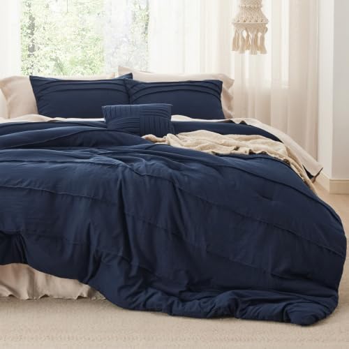 Bedsure Oversized Queen Comforter Set 4 Piece, All-Season by BEDSURE