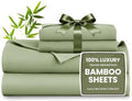 Love's cabin 100% Rayon Derived from Bamboo, Twin XL Sheet Set, 3 Pieces by Lovescabin
