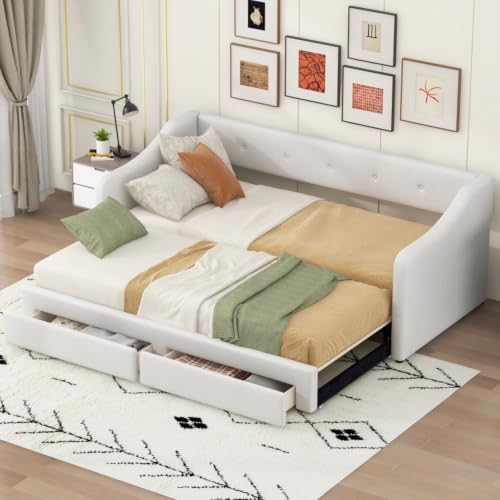 Twin XL to King Size Upholstered Daybed - Image 3