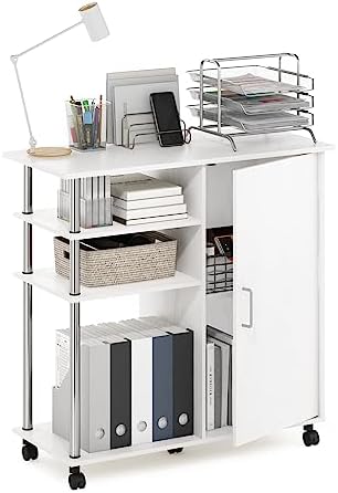Furinno Helena Multipurpose Storage Cabinet/Shelves, Printer Stand - Image 3