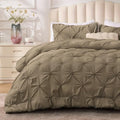 BEDELITE Queen Comforter Set Light Brown, Fluffy & Soft Comforter by BEDELITE