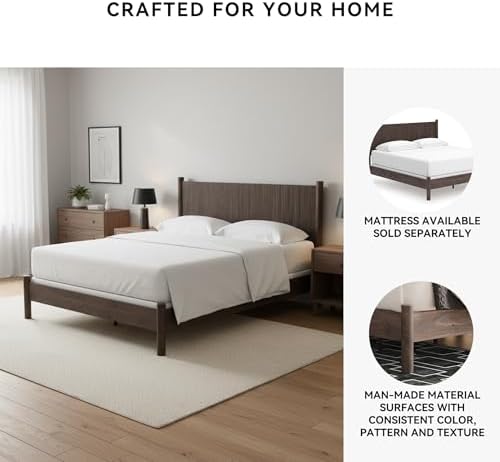 Signature Design by Ashley Symarro Reeded King Size Bed Frame - Image 4