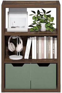 Furinno Viola Book Shelf, 3-Tier Bookshelf, Extra Thick Frame Bookcase - Image 4