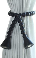 Meplait Magnetic Curtain Tiebacks, 2 Pack Boho Curtain Tie Backs by Meplait