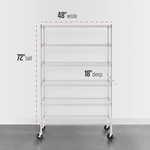 SafeRacks 6-Tier Wire Shelving - Image 3