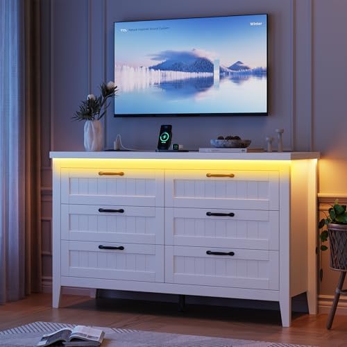 GarveeHome 6 Drawer Dresser - Image 5