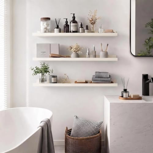 36inch Long Floating Shelves for Wall Decor, 5-Set Shelves - Image 2