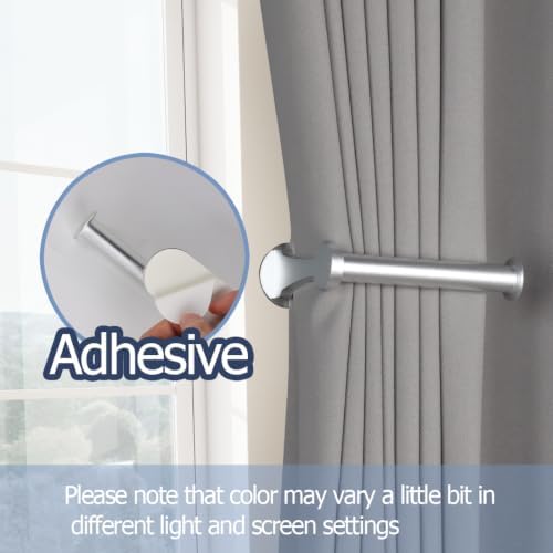 2 Pack Adhesive Curtain Holdbacks No Drill Curtain Tiebacks - Image 6