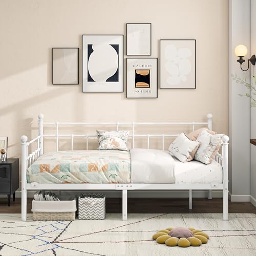 BOFENG Metal Daybed Frame Twin Size Platform Sofa Bed Day Bed - Image 4