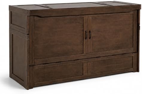 NIGHT & DAY Furniture Murphy Cube Cabinet Bed Queen by NIGHTDAYFURNITURE