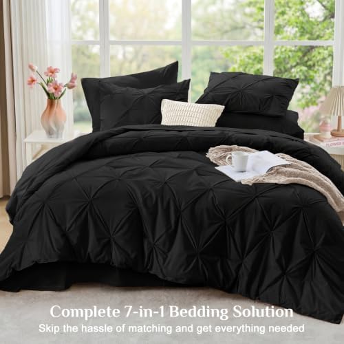 JOLLYVOGUE King Size Comforter Set 7 Pieces - Image 6