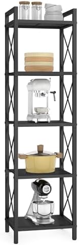 SONGMICS 5-Tier Steel Storage Rack, Shelving Unit by SONGMICSbySONGMICSHOME