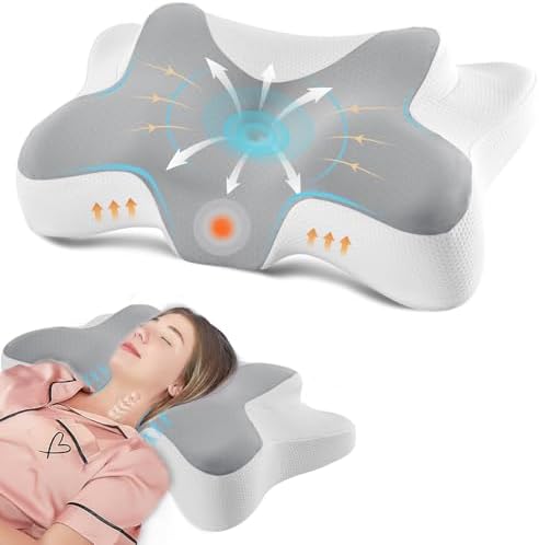 DONAMA Cervical Neck Pillow for Pain Relief, Odorless Contour Memory Foam by DONAMA