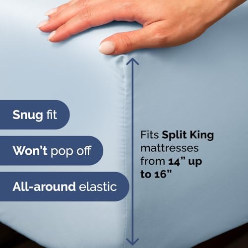 Flex Top Split Head King 4 Piece Sheet Set - Image 4