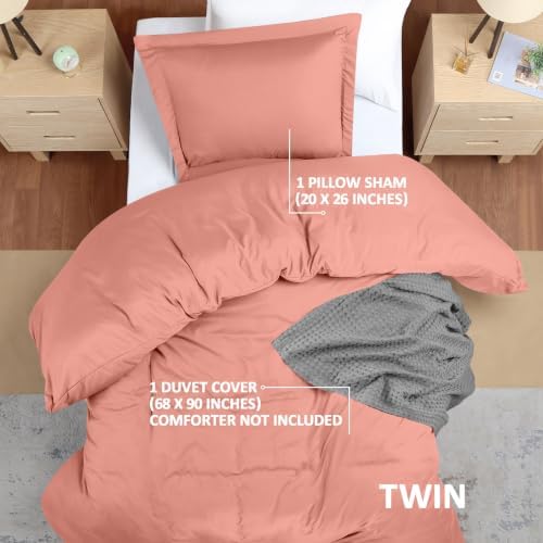 Duvet Cover Twin, 2 Piece Set, Extra Soft - Image 2