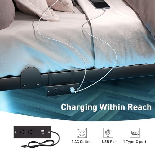 qimamo 14 Inch Floating King Bed Frame - Image 6