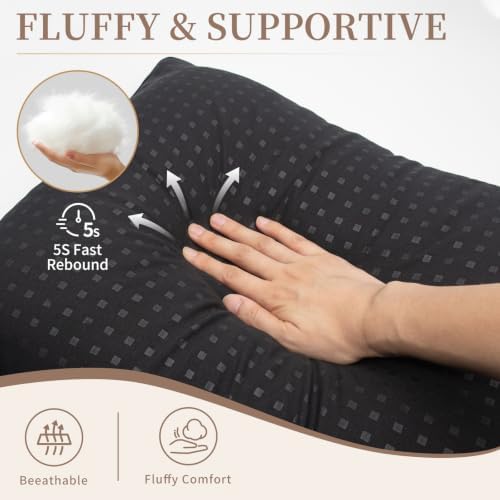 Bed Pillows for Sleeping Queen Size Set of 2, Luxury Hotel Quality Cooling - Image 3