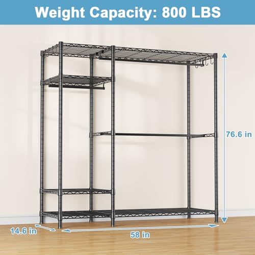 F7 Clothes Rack Heavy Duty, Clothing Racks - Image 2