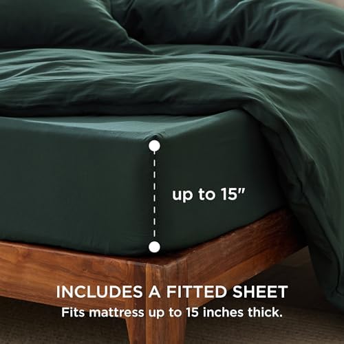 Bedsure Prewashed Duvet Cover Full - Image 2