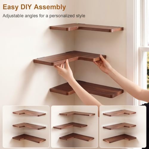 3 Pack Corner Shelf Wall Mounted - Image 7