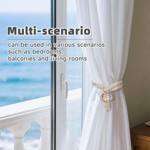 Hand Woven Curtain Tiebacks, Mediterranean Style Curtains Ties - Image 5