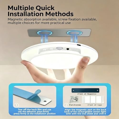 Rechargeable Motion Sensor Ceiling Light - Image 3
