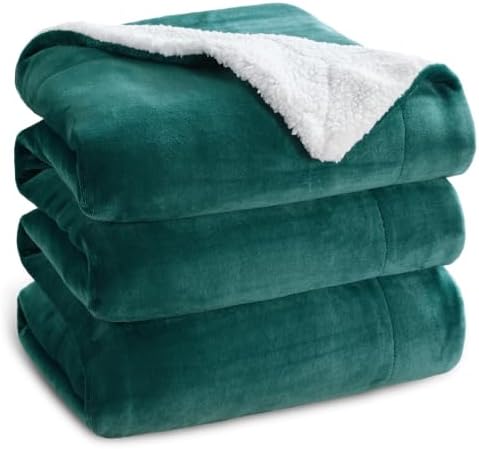 Bedsure GentleSoft Sherpa Fleece Blanket Queen Size by BEDSURE