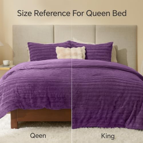 BEDELITE Faux Fur Twin/Twin XL Comforter Set, Fluffy Bed Set - Image 6