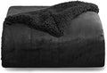 Bedsure GentleSoft Sherpa Fleece Twin Size Blanket by BEDSURE