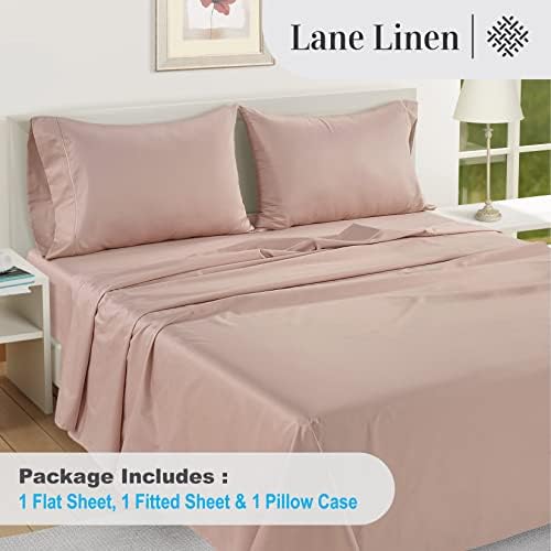 LANE LINEN Luxury 100% Egyptian Cotton Bed Sheets Twin Size, Fully Elasticized - Image 4