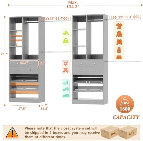 Besiost Closet System, Walk-in Closet System - Image 3