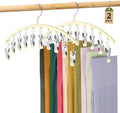 Volnamal Legging Organizer for Closet, 2 Pack Metal Yoga Pants Hangers by Volnamal
