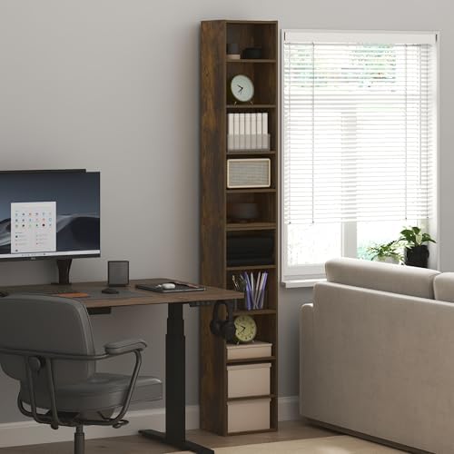 Furinno PASIR Book Shelf, 10-Tier Bookshelf, Bookcase by Furinno-FitsYourSpaceFitsYourBudget