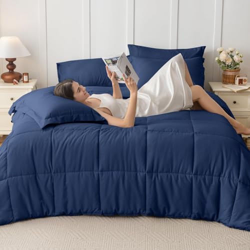 JOLLYVOGUE California King Comforter Set, Ultra-Soft Bed in a Bag Cal King Size - Image 6
