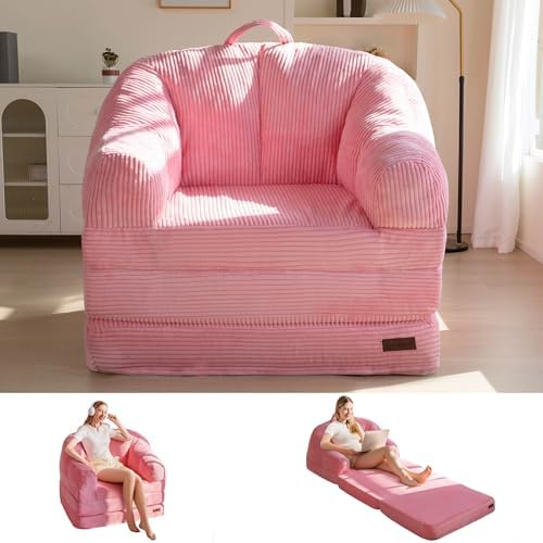 MAXYOYO Folding Sofa Bed with Backrest, Boneless Fold Out Couch with Handle by MAXYOYO