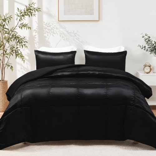 Whale Flotilla Reversible Satin Queen Comforter Set by WHALEFLOTILLA