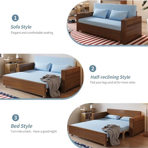 71" Convertible Sectional Sofa - Image 5