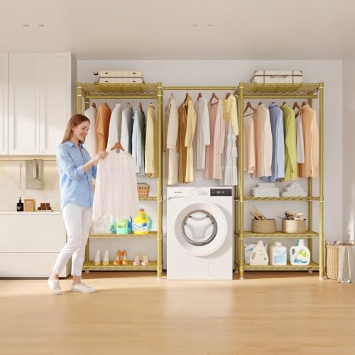 ONBRILL E3 Expandable Freestanding Closet Organizer System, Portable Closet - Image 6